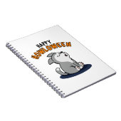 ハッピーハウウィンおもしろい犬プン ノートブック (右側)