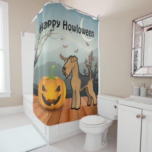 ハッピーハウウィーンエイレデールテリア シャワーカーテン (インサイチュ)