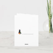 ハッピーハウウィーンキュートブラックラブラドール子犬 シーズンカード (裏面)