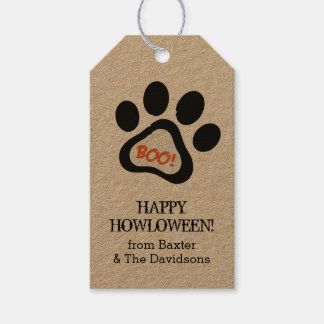 ハッピーハウウィーンドッグラバーハロウィーンギフトラベル ギフトタグ