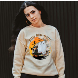 ハッピーハウウィーンハロウィーンペットドッグ Tシャツ