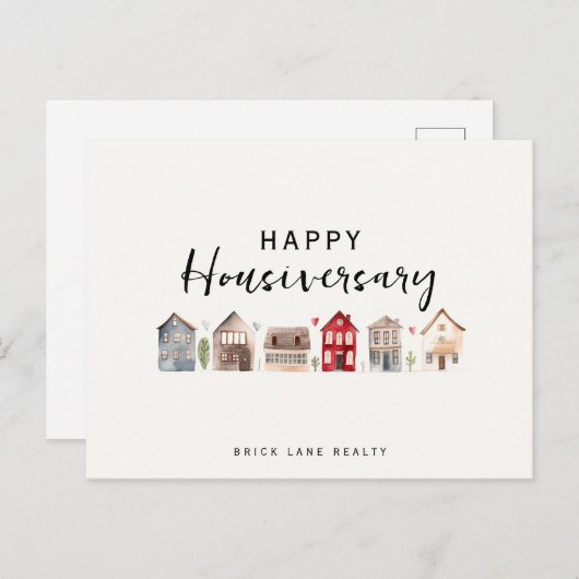 ハッピーハウスアニバーサリーカワイハウス実在エステート シーズンポストカード (正面/裏面)