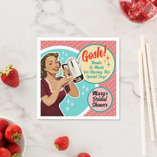 ハッピーハウスウィザーズブライダルシャワーナプキンス スタンダードカクテルナプキン (インサイチュ)