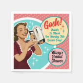 ハッピーハウスウィザーズブライダルシャワーナプキンス スタンダードカクテルナプキン (正面)