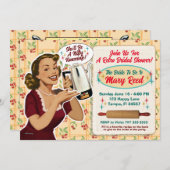 ハッピーハウスウィットブライダルシャワー招待状/レシピカード3 招待状 (正面/裏面)