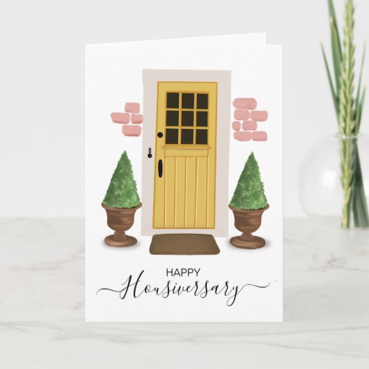 ハッピーハウス記念日のご紹介 カード (正面)
