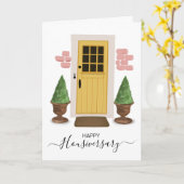 ハッピーハウス記念日のご紹介 カード (黄色い花)