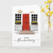 ハッピーハウス記念日のご紹介 カード (黄色い花)