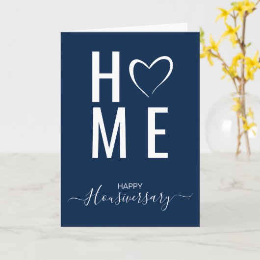 ハッピーハウス記念日の紹介状 カード (黄色い花)