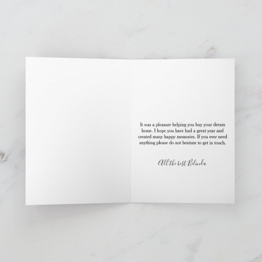 ハッピーハウス記念日の紹介状 カード (内部)