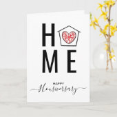 ハッピーハウス記念日の紹介状 カード (黄色い花)