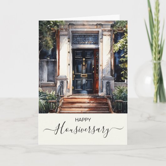 ハッピーハウス記念日の紹介状 カード (正面)