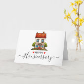 ハッピーハウス記念日の紹介状 カード (黄色い花)