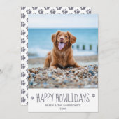 ハッピーハウデイシンプルズかわいいペットドッグフォト シーズンカード (正面/裏面)