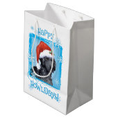 ハッピーハウデイズカーリーコーテッドレトリバー ミディアムペーパーバッグ (裏面アングル)