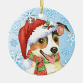 ハッピーハウデイズジャックラッセルテリア セラミックオーナメント (正面)