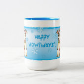 ハッピーハウデイズジャックラッセルテリア ツートーンマグカップ (中央)