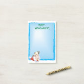 ハッピーハウリディズクレ中国のスト ポストイット (デスク上)