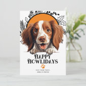 ハッピーハウリデイズアイリッシュ赤と白セッタードッグ シーズンカード (スタンド正面)