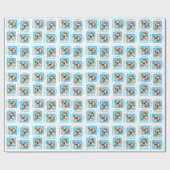 ハッピーハウリデイズアナトリアンシェパードラッピング紙 ラッピングペーパー (フラット)