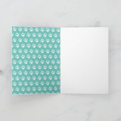 ハッピーハウリデイズアフェンピンシェルドッグクリスマス シーズンカード (内部)