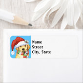 ハッピーハウリデイズイエロー・ラブラドール・レトリーバー ラベル (インサイチュ)