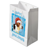 ハッピーハウリデイズイングリッシュフォックスハウンド ミディアムペーパーバッグ (裏面アングル)