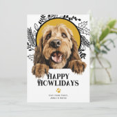 ハッピーハウリデイズオッタハウンドドッグクリスマス シーズンカード (スタンド正面)