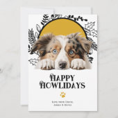 ハッピーハウリデイズオーストラリア羊飼い犬 シーズンカード (正面)