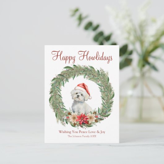 ハッピーハウリデイズカワイイマルチーズドッグ シーズンポストカード (スタンド正面)