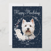 ハッピーハウリデイズカワイウェスティードッグ シーズンカード (正面)