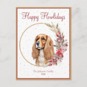 ハッピーハウリデイズカワイドッグ シーズンポストカード (正面)