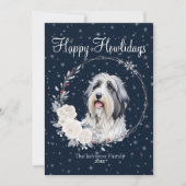 ハッピーハウリデイズキュートな羊犬 シーズンカード (正面)