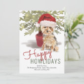 ハッピーハウリデイズキュートウォーター色ヨークシャーテリア シーズンカード (スタンド正面)