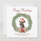 ハッピーハウリデイズキュートカインテリアドッグ シーズンカード (正面)