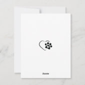 ハッピーハウリデイズキュートスリンガースパニエル犬ドッグ シーズンカード (裏面)