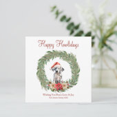 ハッピーハウリデイズキュートダルマチアン犬 シーズンカード (スタンド正面)