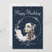 ハッピーハウリデイズキュートダルマチアン犬 シーズンカード (正面)