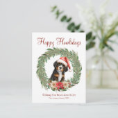 ハッピーハウリデイズキュートベルネーズマウンテンドッグ シーズンポストカード (スタンド正面)