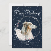 ハッピーハウリデイズキュートボルゾイドッグ シーズンカード (正面)