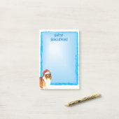 ハッピーハウリデイズコリー ポストイット (デスク上)