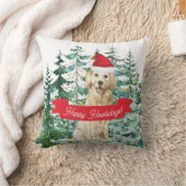 ハッピーハウリデイズゴールデンリトリバー クッション (ブランケット)