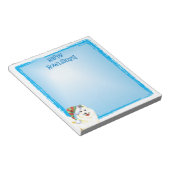 ハッピーハウリデイズサモイッド ノートパッド (アングル)