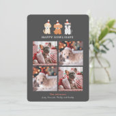 ハッピーハウリデイズサンタパピズクリーム4枚フォトグレー シーズンカード (スタンド正面)