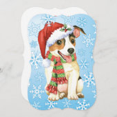 ハッピーハウリデイズジャックラッセルホリデーカード シーズンカード (正面/裏面)