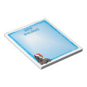 ハッピーハウリデイズスコティッシュテリア ノートパッド (アングル)