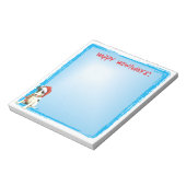 ハッピーハウリデイズスムーズキツネテリア ノートパッド (回転)