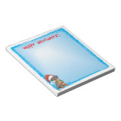 ハッピーハウリデイズダックスフント ノートパッド (アングル)