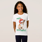 ハッピーハウリデイズチワワ Tシャツ (正面フル)