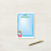 ハッピーハウリデイズトイキツネテリア ポストイット (デスク上)